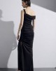 Christelle Nima Braided Black Maxi Φόρεμα
