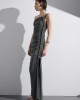 Christelle Nima Braided Chaki Maxi Φόρεμα