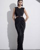 Christelle Nima Cut-Outs Black Maxi Φόρεμα