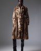 Christelle Nima Leopard Faux Fur Παλτό