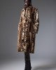 Christelle Nima Leopard Faux Fur Παλτό