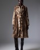 Christelle Nima Leopard Faux Fur Παλτό