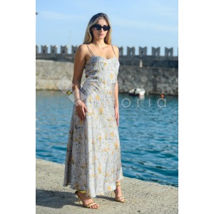 Ckontova Satin Bustier Print Φόρεμα