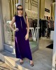 Ckontova Velvet Purple Φόρεμα