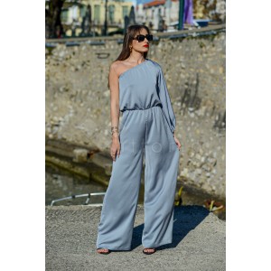 Ckontova One Shoulder Ολόσωμη Φόρμα Grey