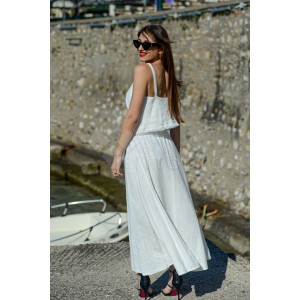 Ckontova Rammie Top & Φούστα White