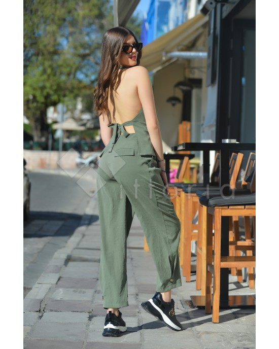 Ckontova Curpo Vest Khaki & Παντελόνι