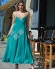 Ckontova Lace Trimming Green Φόρεμα
