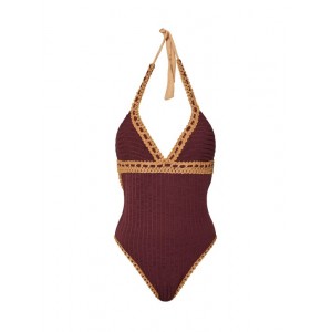 Despi Dreamy Reversible Teal/Burgundy Ολόσωμο Μαγιό