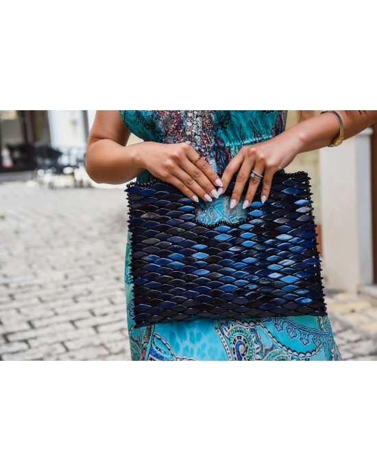 Despi Clutch Navy Τσάντα Χειρός