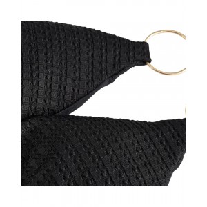 Despi Multi Rings Tie Black Μπικίνι