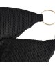 Despi Multi Rings Tie Black Μπικίνι