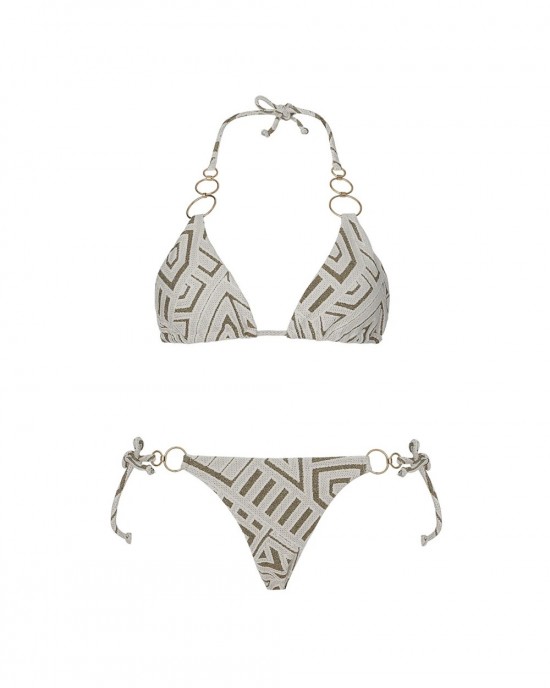 Despi Multi Ring Tie Gold Metal Μπικίνι