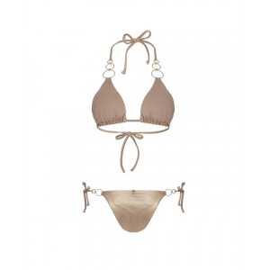 Despi Multi Rings Tie Gold Shimmer Μπικίνι