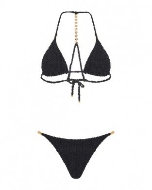 Despi Gold Chain Black Μπικίνι