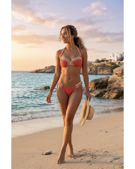 Despi Rufflie Bandeau Watermelon Μπικίνι