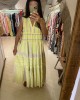 Devotion Ella Μακρύ Αμάνικο Φόρεμα Neon Κίτρινο