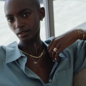 Edblad Trinity Chain Gold 45cm Κολιέ