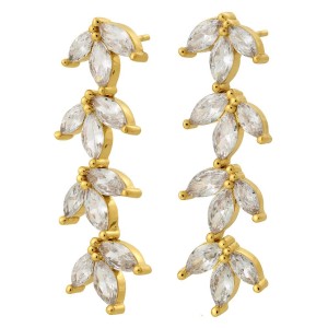 Edblad Laurel Gold Σκουλαρίκια