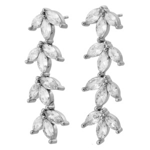 Edblad Laurel Rhodium Σκουλαρίκια