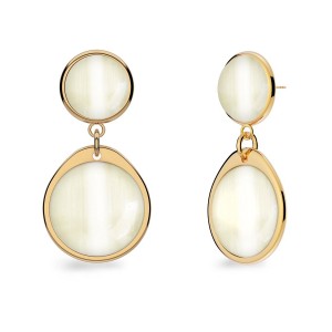 Edblad Summit L White Gold Σκουλαρίκια