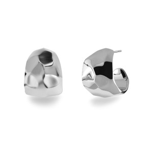 Edblad Fairfax Creoles L Steel Σκουλαρίκια