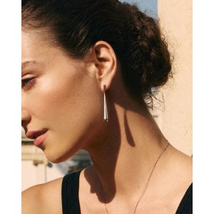 Edblad Drops L Steel Σκουλαρίκια