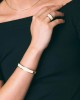 Edblad Frame Enamel Off White Gold Δαχτυλίδι