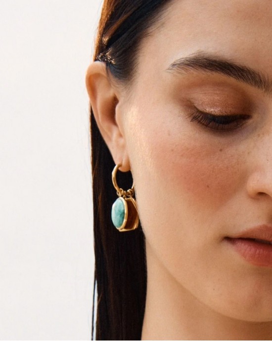 Edblad Insignia Hoops Multi Gold Σκουλαρίκια