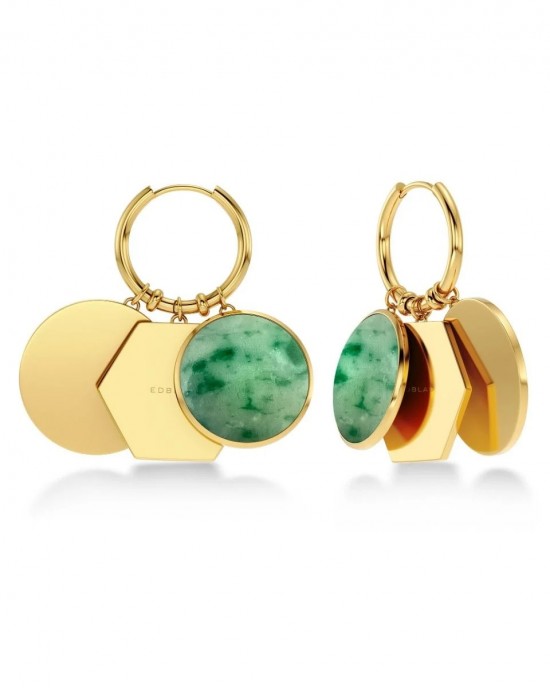 Edblad Insignia Hoops Multi Gold Σκουλαρίκια