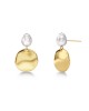 Edblad Pearl Signet Gold Σκουλαρίκια
