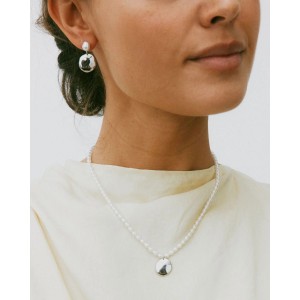 Edblad Pearl Signet Steel Σκουλαρίκια