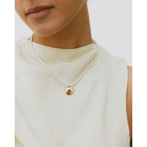 Edblad Pearl Signet Multi Gold Κολιέ