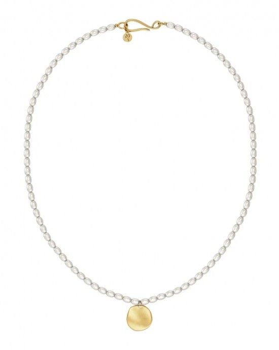 Edblad Pearl Signet Multi Gold Κολιέ
