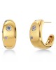 Edblad Selena Hoops L Gold Σκουλαρίκια