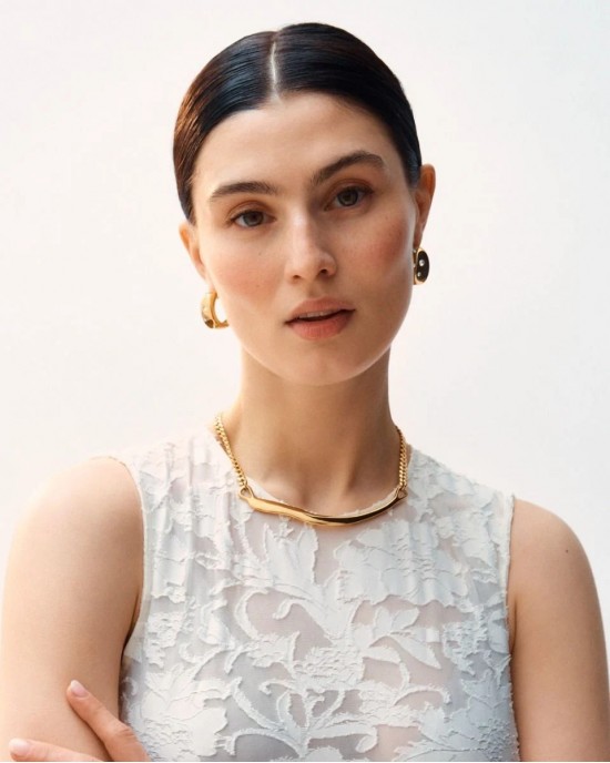 Edblad Selena Hoops L Gold Σκουλαρίκια