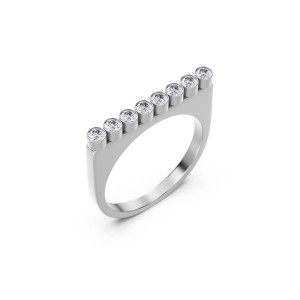 Edblad Twiggy CZ Steel Δαχτυλίδι