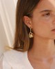 Edblad Buddy Hoops L Gold Σκουλαρίκια