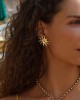 Edblad Sun Studs L Gold Σκουλαρίκια