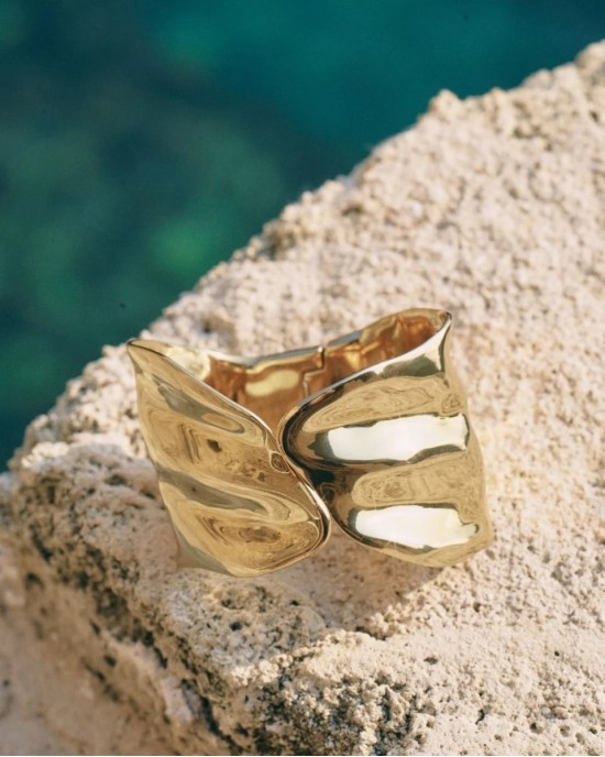 Edblad Tidal Bangle Gold Βραχιόλι