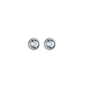 Edblad Dew Drop Studs Aqua Σκουλαρίκια Ασημί