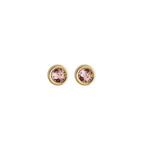 Edblad Dew Drop Studs Blush Σκουλαρίκια Χρυσό