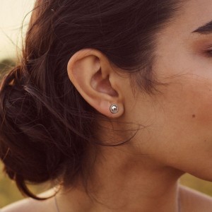 Edblad Dot Studs Σκουλαρίκια Steel