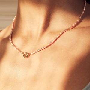 Edblad Collier Pearl Κολιέ Pink Gold