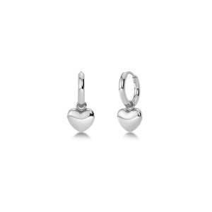 Edblad Barley Hoops Silver Σκουλαρίκια