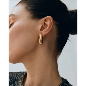 Edblad Crest Studs Gold Σκουλαρίκια