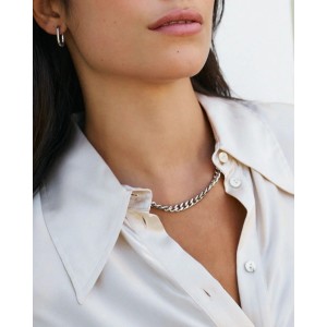 Edblad Curb Chain Steel Κολιέ