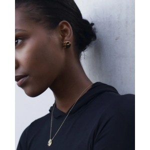 Edblad Flowy Studs Gold Σκουλαρίκια