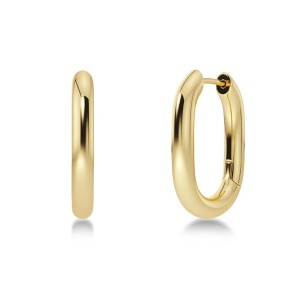 Edblad Modernist Hoops L Gold Σκουλαρίκια