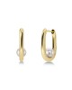 Edblad Modernist Pearl Hoops S Gold Σκουλαρίκια